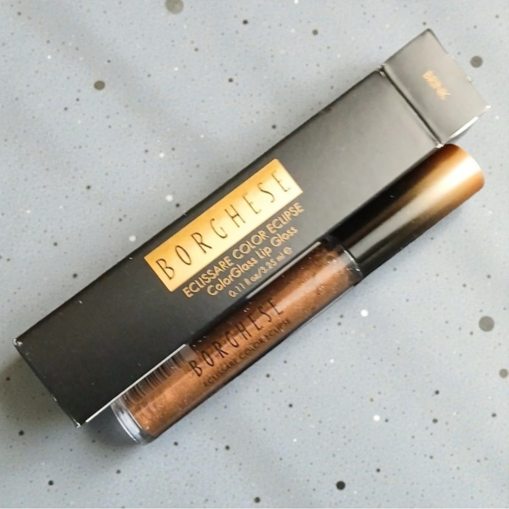 Borghese Color Eclipse Color Glass Lip Gloss 0.11 Fl Oz Color:Brink-New in box